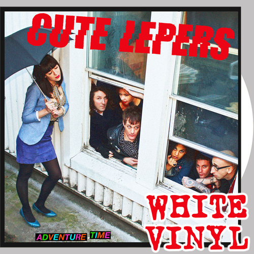 View full size cover The Cute Lepers - Adventure Time (White Vinyl)