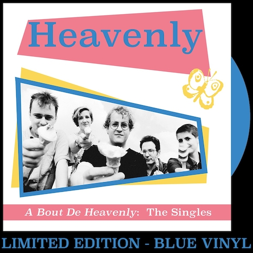 View full size Heavenly - A Bout De Heavenly: The Singles - BLUE VINYL LP