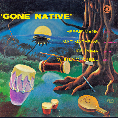 View full size cover Herbie Mann with Mat Mathews, Joe Puma and Whitey Mitchel - Gone Native
