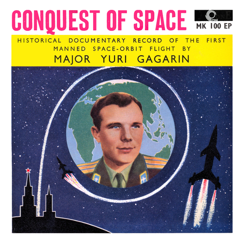 View full size cover Yuri Gagarin - Yuri Gagarin: Conquest Of Space