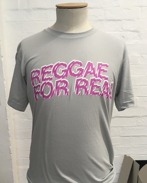 View full size REGGAE FOR REAL TEE - SILVER