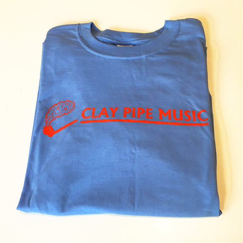 View full size Light Blue Clay Pipe T-Shirt