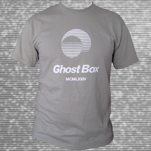 View full size Ghost Box Heavyweight Cotton T-Shirt Grey