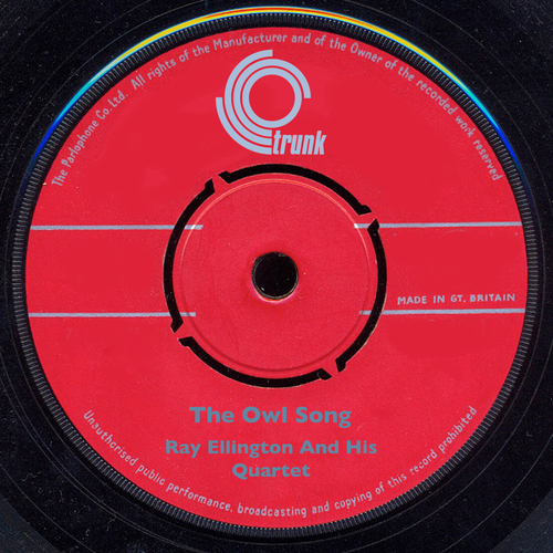 View full size cover Ray Ellington And His Quartet - The Owl Song