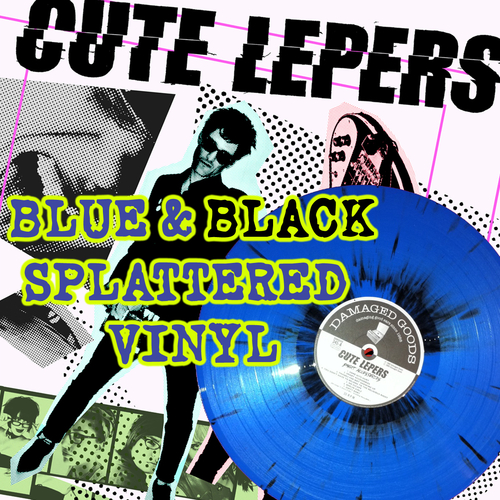 View full size The Cute Lepers - The Cute Lepers - Smart Accessories LP - Blue/black splatter Vinyl