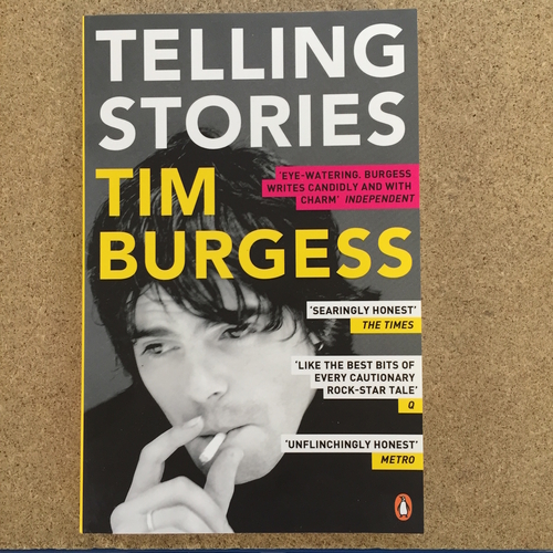 View full size Tim Burgess - TIM BURGESS - TELLING STORIES BOOK