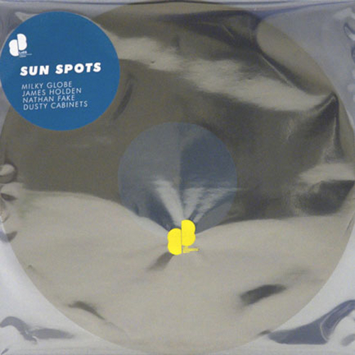 View full size cover Milky Globe, Nathan Fake, James Holden & Dusty Cabinets - Sun Spots
