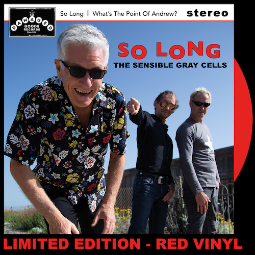 View full size The Sensible Gray Cells - So Long/What's the Point of Andrew? RED VINYL 7"