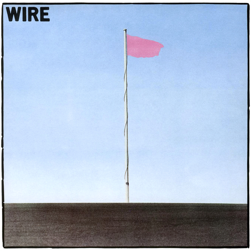 Cover to Wire's debut LP Pink Flag