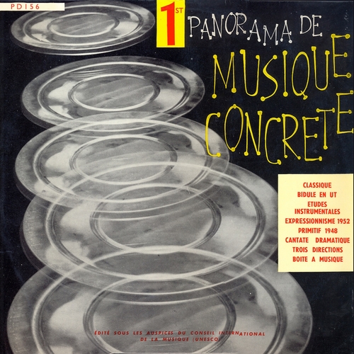 View full size cover Pierre Henry, Pierre Schaeffer, Philippe Arthuys - 1st panorama de musique concrete (Remastered)