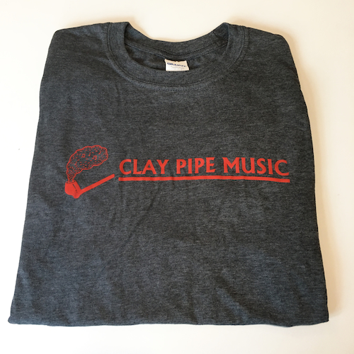 View full size Dark Sports Grey Clay Pipe T-Shirt