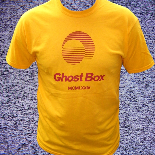 View full size Ghost Box Heavyweight Cotton T-Shirt Yellow