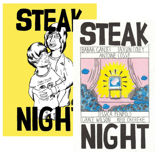 View full size Babak Ganjei - Steak Night Cheap Cut