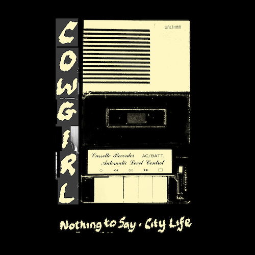 View full size cover Cowgirl - Nothing To Say / City Life