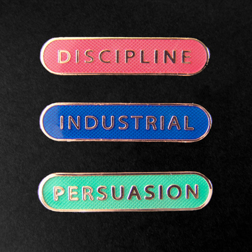 View full size Throbbing Gristle - Individual Throbbing Gristle School Badge