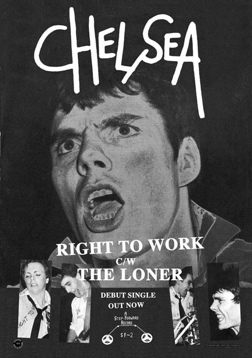 View full size Chelsea / Right To Work poster