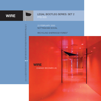 View full size Wire - Change Becomes Us Special Edition CD + legal bootleg series 2