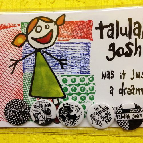 View full size Talulah Gosh - Talulah Gosh Badge Set (5 badges + Postcard)