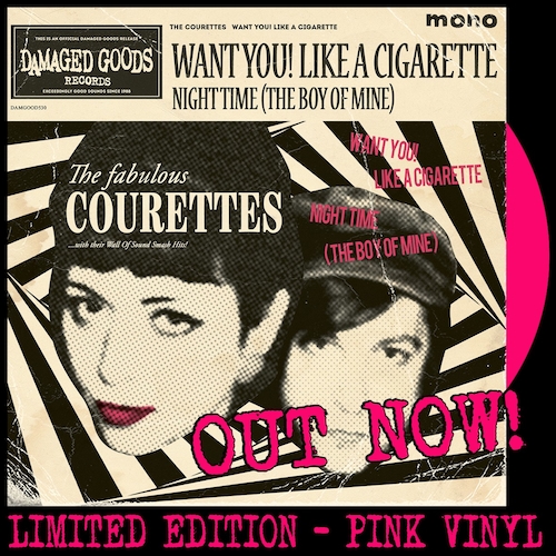 View full size cover The Courettes - Want You! Like a Cigarette