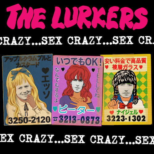 View full size cover The Lurkers - Sex Crazy