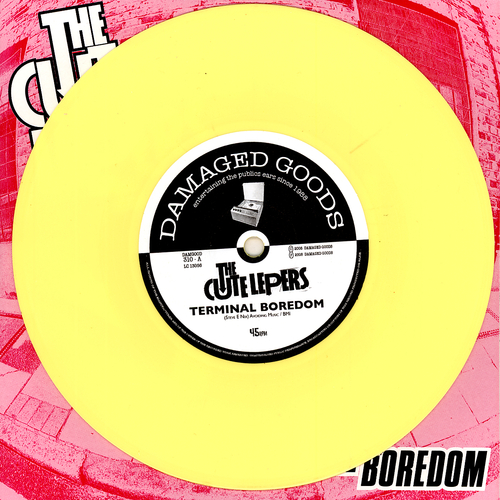 View full size cover The Cute Lepers - Terminal Boredom (Yellow Vinyl)