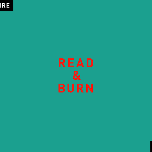 View full size cover Wire - Read & Burn 03