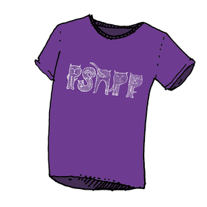 View full size Psapp Cat Women's Aubergine T-Shirt