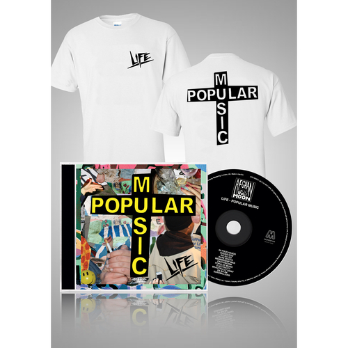 View full size Popular Music CD + Logo T-shirt bundle