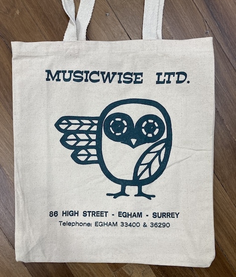 View full size MUSICWISE TOTE BAG