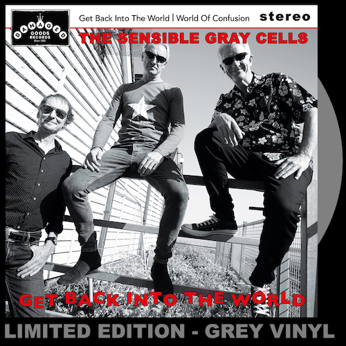 View full size The Sensible Gray Cells - Get Back Into The World - GREY VINYL 7"