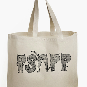 View full size Psapp Cat Tote Bag