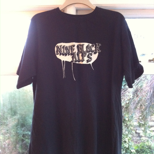 View full size Nine Black Alps - Nine Black Alps Black Quote T-shirt